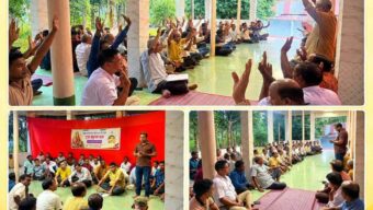 বিয়ানীবাজারে দুর্গাপূজা উপলক্ষে প্রস্তুতি সভা অনুষ্ঠিত