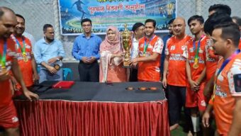 বিয়ানীবাজারে আন্তঃব্যাংক ইনডোর ফুটবল টুর্নামেন্ট সম্পন্ন